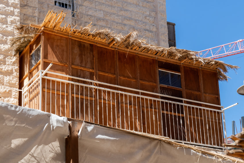 How to Build a Sukkah on a Balcony Safely