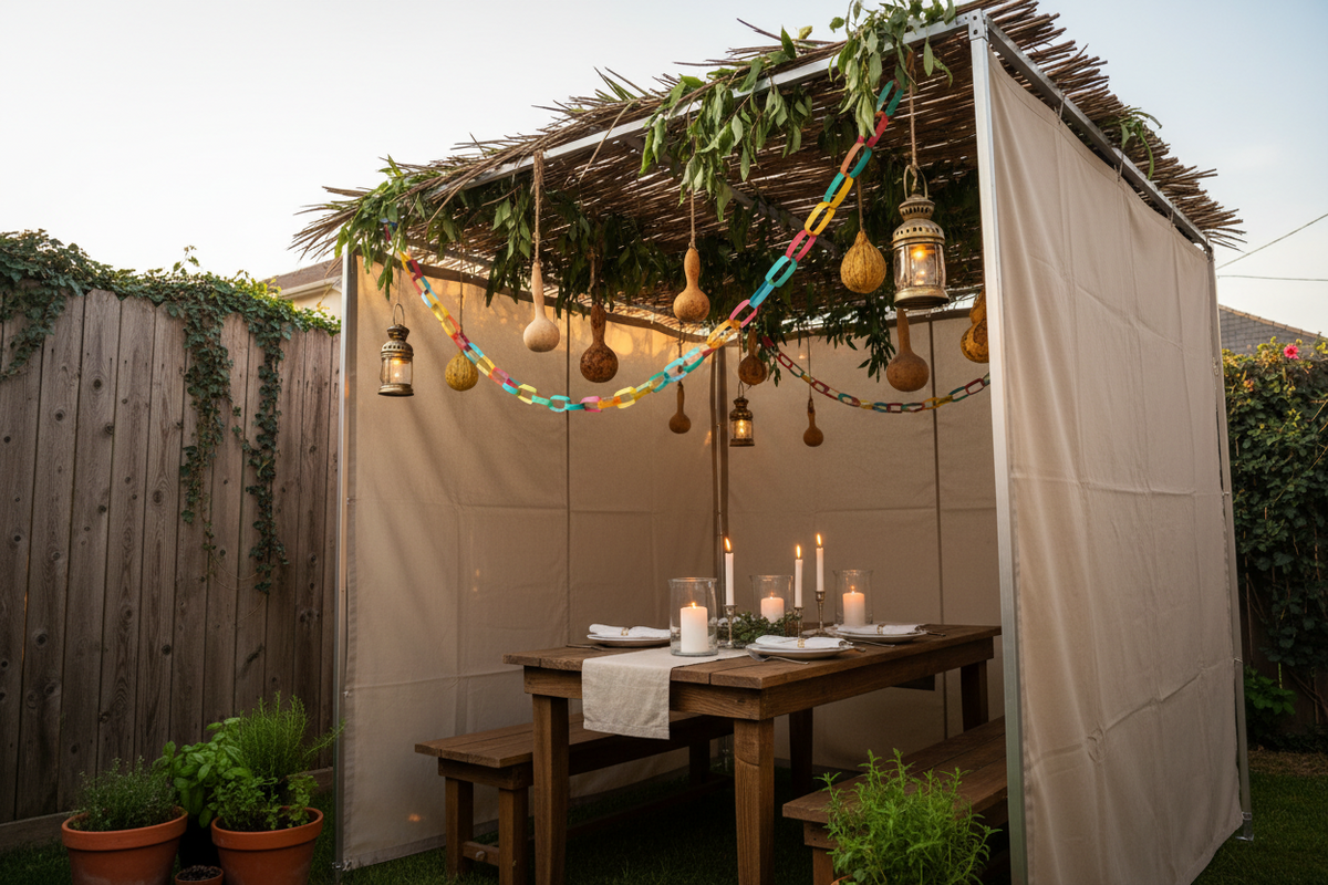 Best Sukkah for Small Yards 2026: A Practical Size Guide