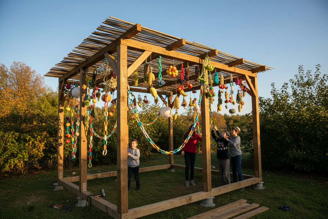 Sukkah Decorating Ideas: Practical Ways to Make Your Sukkah Beautiful, Comfortable, and Family-Friendly
