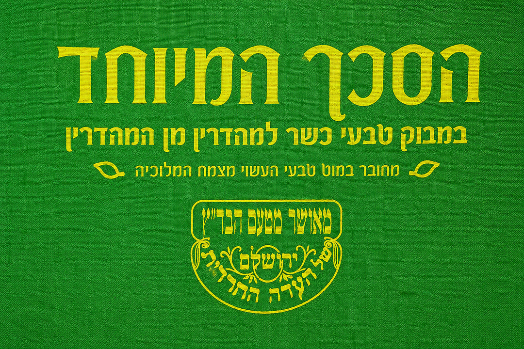 Schach Eitan - natural thin-bamboo schach on a roll
