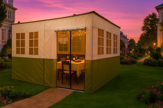 Emerald Sukkah – premium, heavy-duty fabric