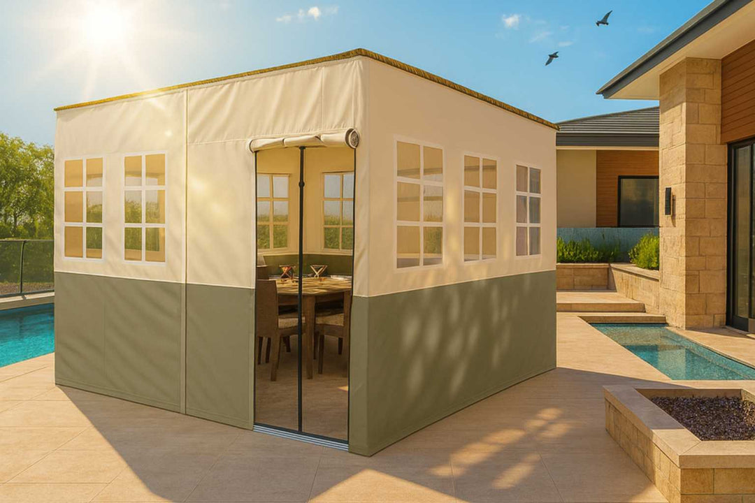 Emerald Sukkah – premium, heavy-duty fabric