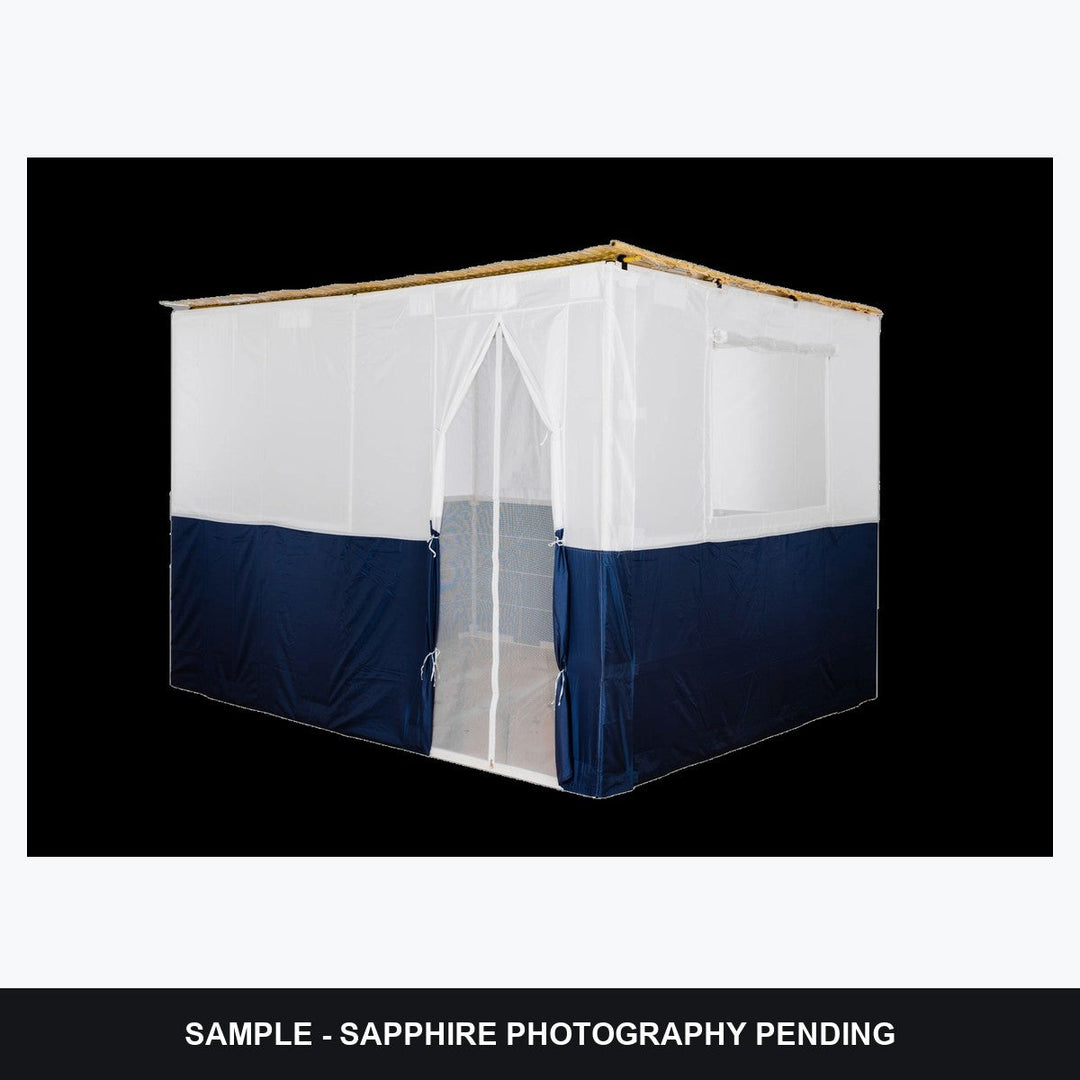Sapphire blue & white - SAMPLE IMAGE