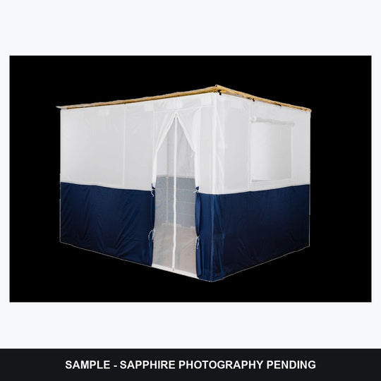 Sapphire blue & white - SAMPLE IMAGE