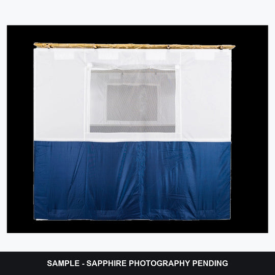 Sapphire blue & white - SAMPLE IMAGE