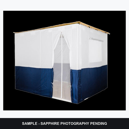 Sapphire blue & white - SAMPLE IMAGE